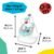 Baby Einstein Ocean Explorers Compact Vibrating Baby Swing – Grey | Soothing Musical Infant Swing | Ages 0–9 Months - Image 2
