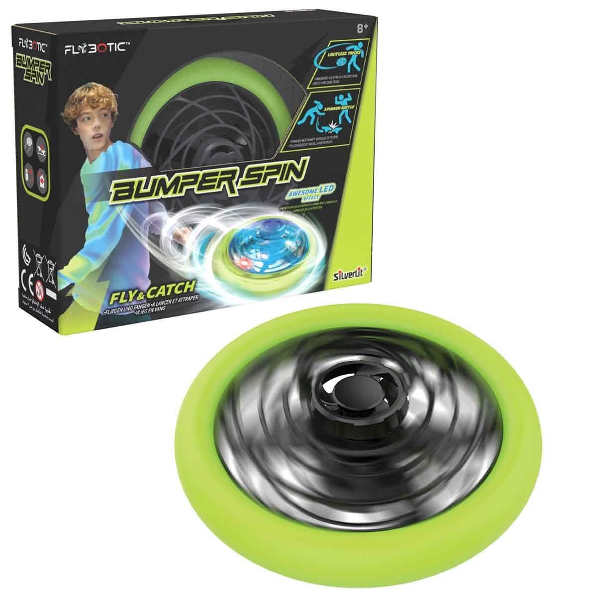 ec316_Silverlit_Isikli_USB_Sarjli_Bumper_Spin.jpg Flybotic Bumper Spin Flying Spinner Toy - Image 1