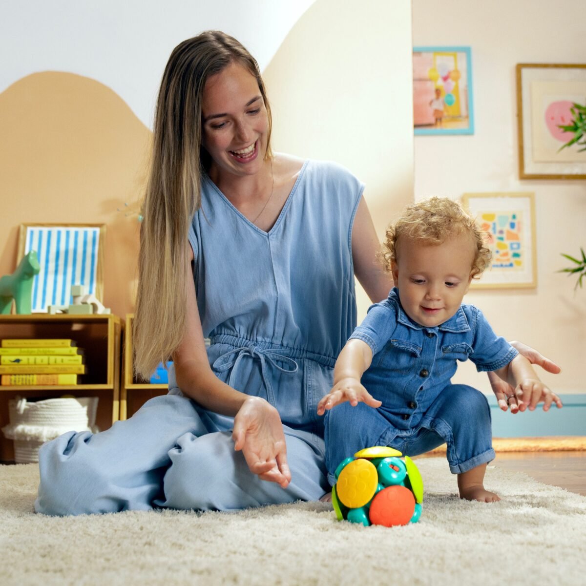 Bright Starts Wobble & Rattle 2-Pack Baby Toy Gift Set for Sensory Development - Image 6