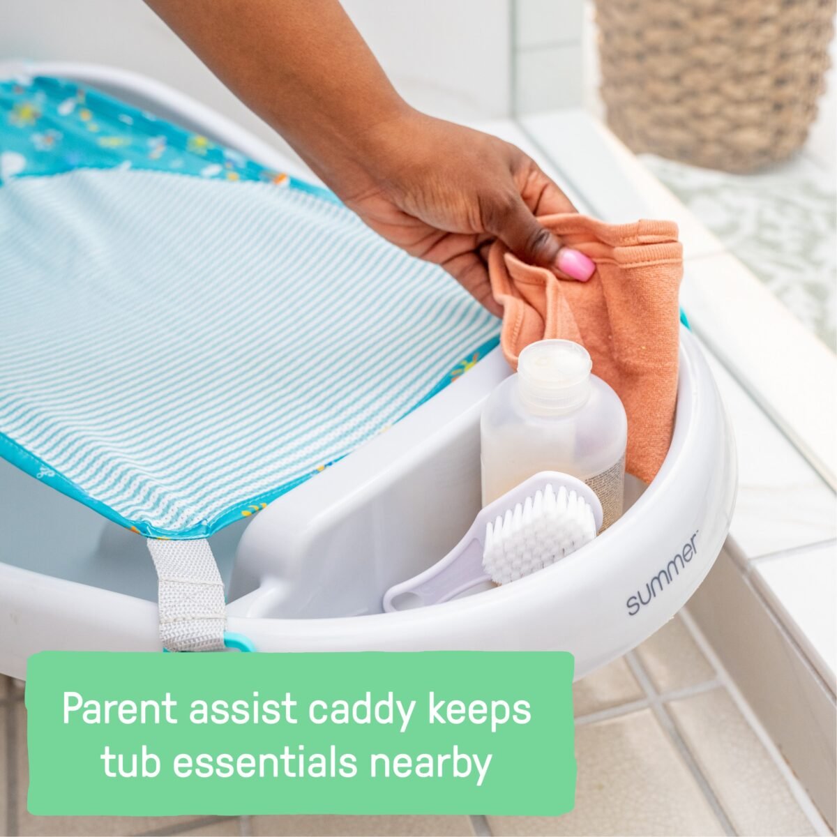 Summer Comfy Clean Deluxe Newborn to Toddler Bather - Image 5