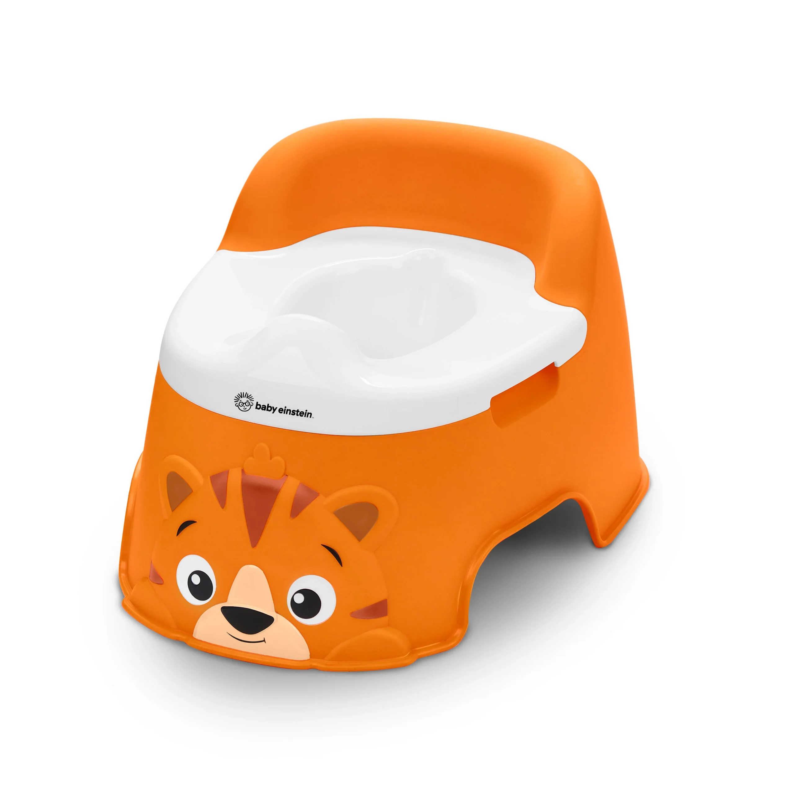 f858f0572f43450c88017fa48aa1bef4bcd2061a Baby Einstein Tinkle & Reveal Tiger Potty Training Toilet | Interactive Toddler Potty with Rewards | Ages 18+ Months - Image 1