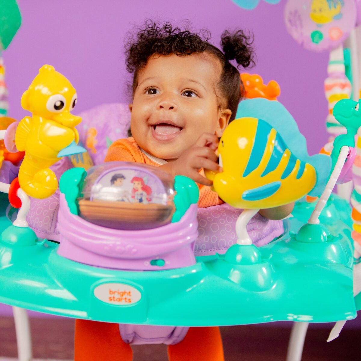 Bright Starts Disney The Little Mermaid Sea of Activities Baby Activity Jumper - Image 7