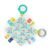 Bright Starts Fuzzy Feelies Plush Security Blankie with Sensory Textures