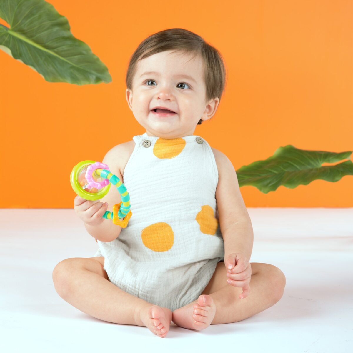 Bright Starts Grab 'n Spin Baby Sensory Toy for Fine Motor Development - Image 3