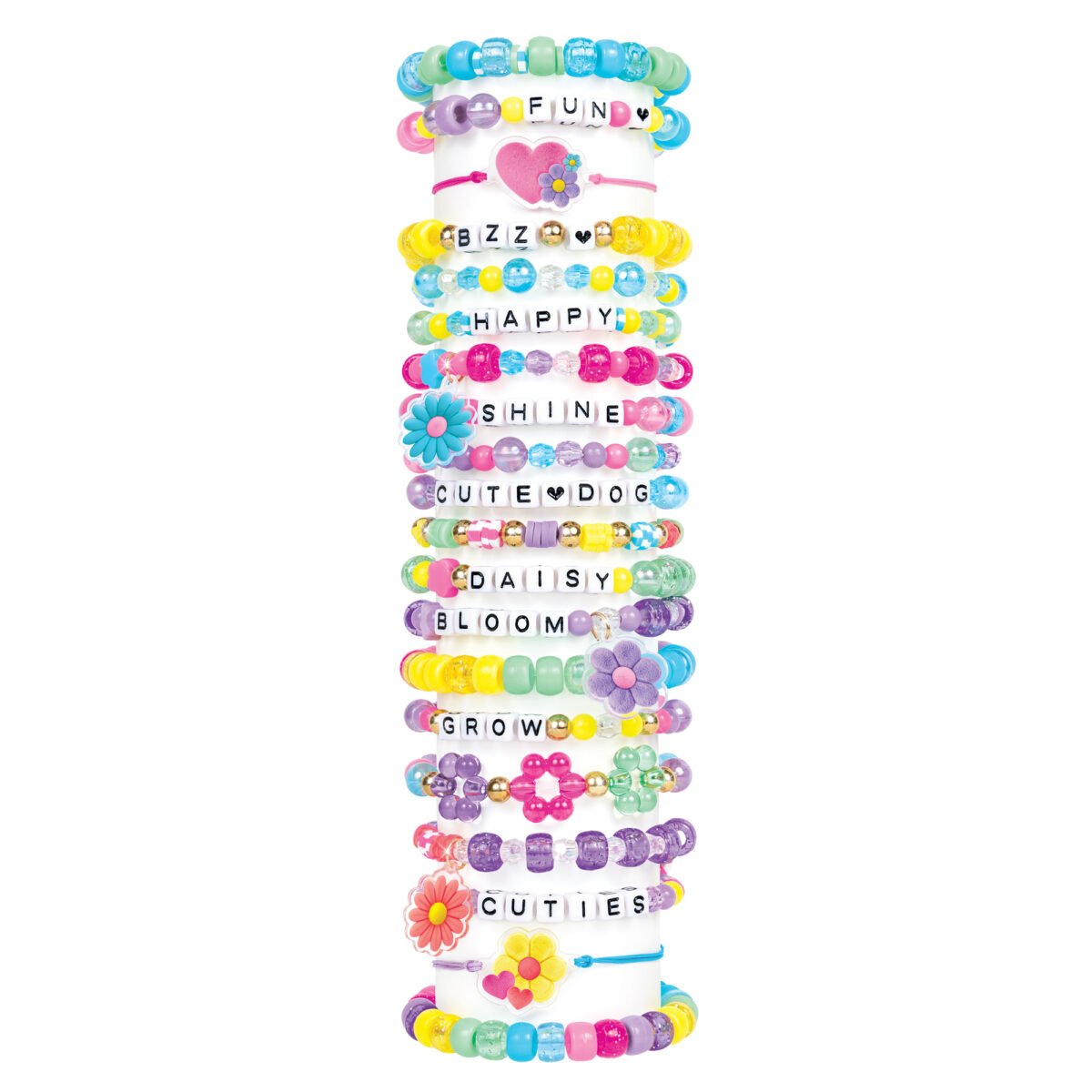 Make It Real Flower Tower Bead Storage – 640-Piece Jewelry Making Organizer & Craft Kit - Image 3