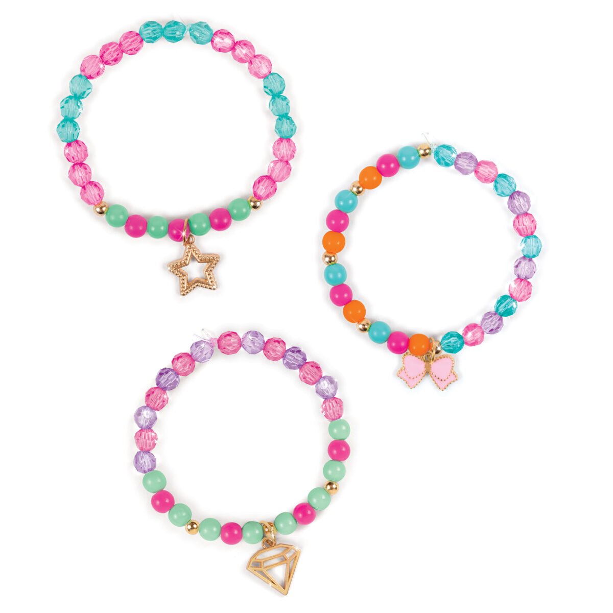 Make It Real Pick-Perfect Cupcake Bracelet Kit – DIY Bracelet Craft Set - Image 3