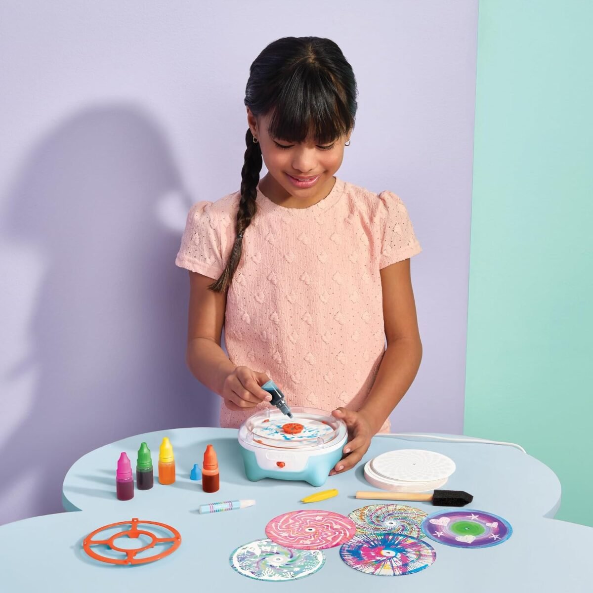 Make It Real Spin Art Innovation Station – Creative Spin Art Studio for Kids - Image 6