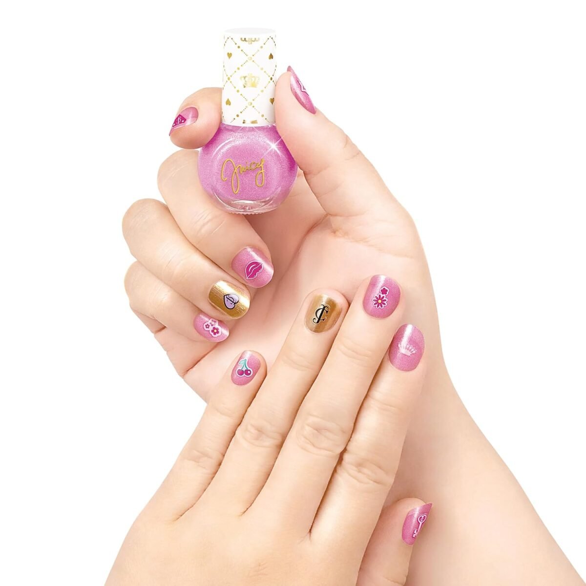 Juicy Couture Glitter Dreams Nail Polish Set – Kids' Glam Nail Art & Beauty Kit - Image 4