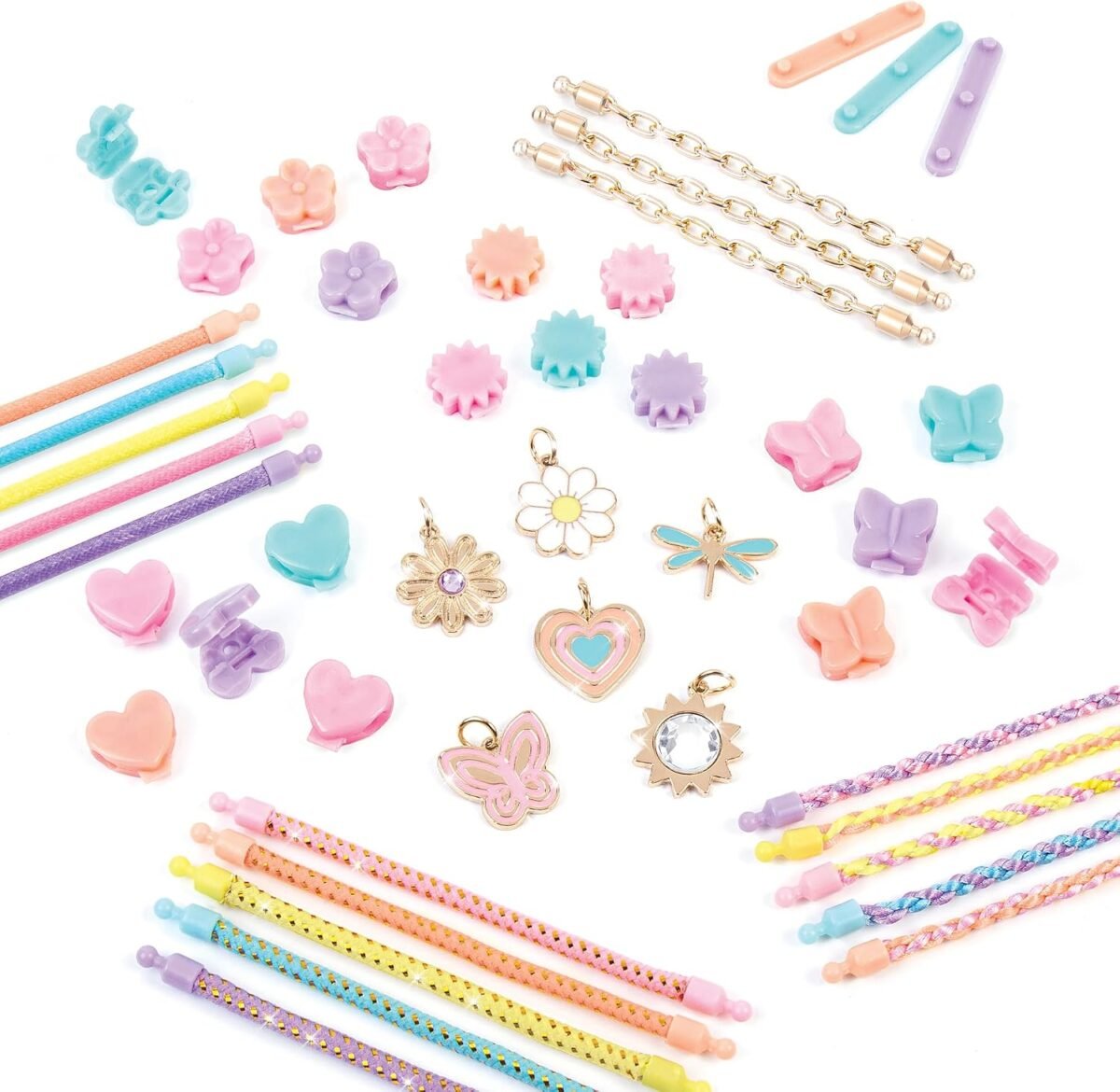 Make It Real Linked Looks Bracelet Set – DIY Fashion Bracelet Making Kit for Kids & Tweens - Image 4