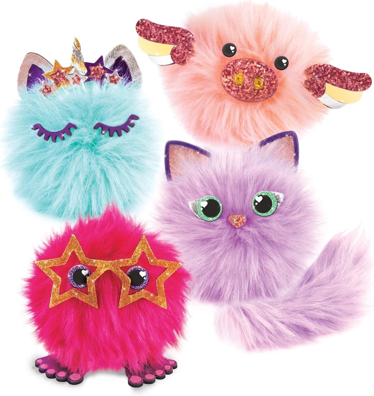 Make It Real CuddleMob DIY Plush Craft Kit – Create & Personalize Your Own Plush Friend - Image 3