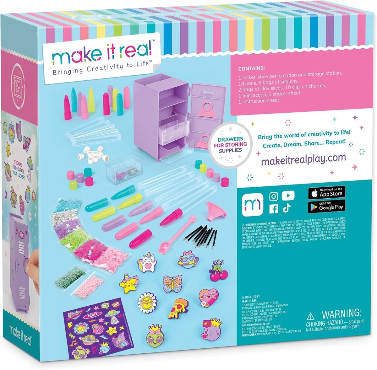 Make It Real Write in Style Pen Creation Station – DIY Decorative Pen Craft Kit - Image 3