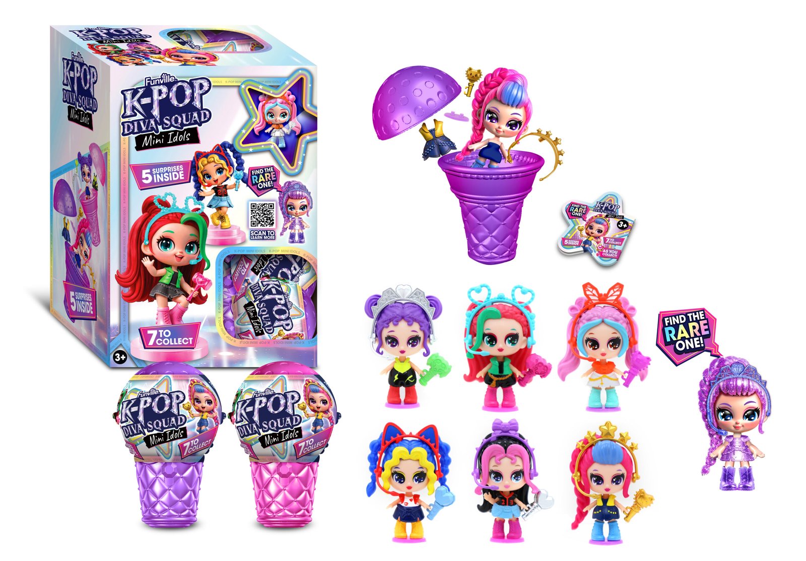 31167 Kpop Mini Idols - Drop Down Box - 2026.R1 full set-real.R2 K-Pop Diva Squad Mini Idols - Mestry buy - Image 1