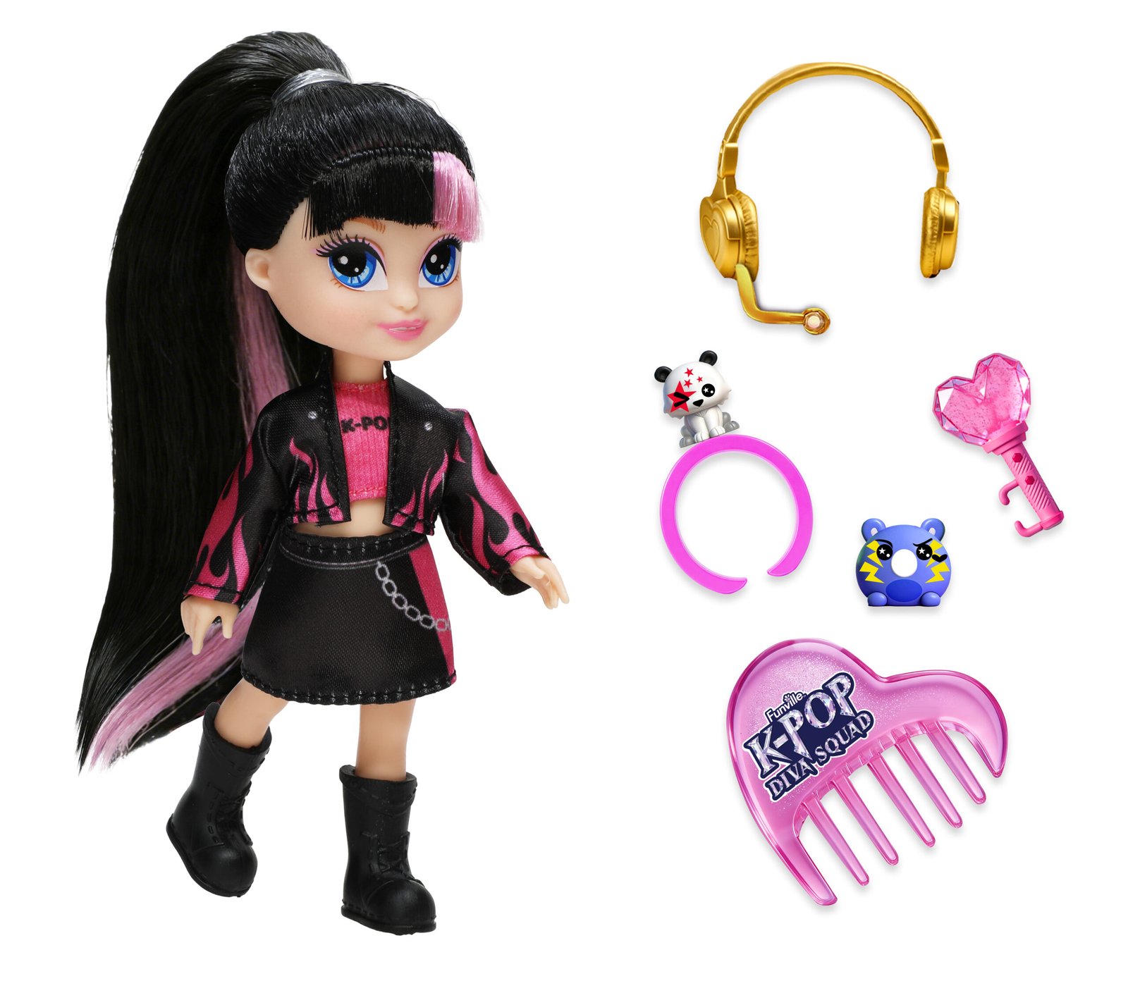 81159 - FV KPop DS Mini Dolls - Luna - accessories K-POP Idol Junior 12cm Doll - Luna - Image 1