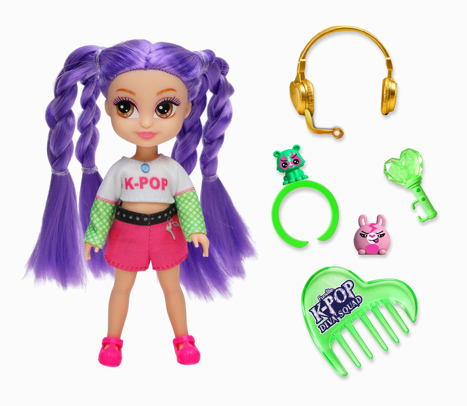 81159 - FV KPop DS Mini Dolls - Yumi - accessories K-POP Idol Junior 12cm Doll - Yumi - Image 1